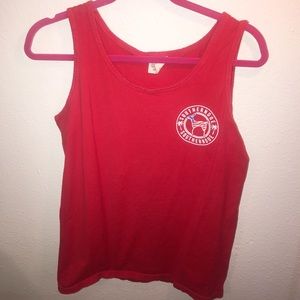 Southern Doe American flag tank top